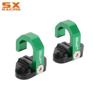 รถจักรยานยนต์ CNC ด้านหลังเบรคท่อสาย Clamp Holder Guide สำหรับ Kawasaki KX80 KX85 KX100 KX125 KX250 KLX250 KLX250S KLX250SF