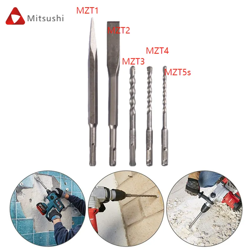 Mitsushi SDS Plus Electric Hammer Drill Chisel Rotary Hammer Bits