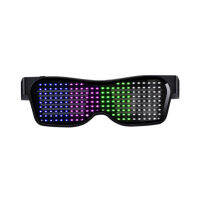 Magic Bluetooth Led Party Glasses APP Control Luminous Glasses USB Charge DIY Edit Multi-lingual Quick Flash Led