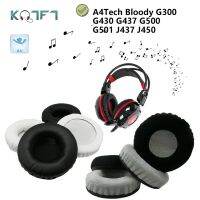 KQTFT ถ้วยจุกหูฟังสำหรับ G300เลือด A4tech G500 G437 G501 J437ชุดหูฟัง J450ที่ปิดหูกันหนาวรูปทรงกลม