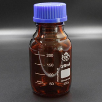 SIMAX Laboratory Bottle with screw GL45 250 ml. Amber