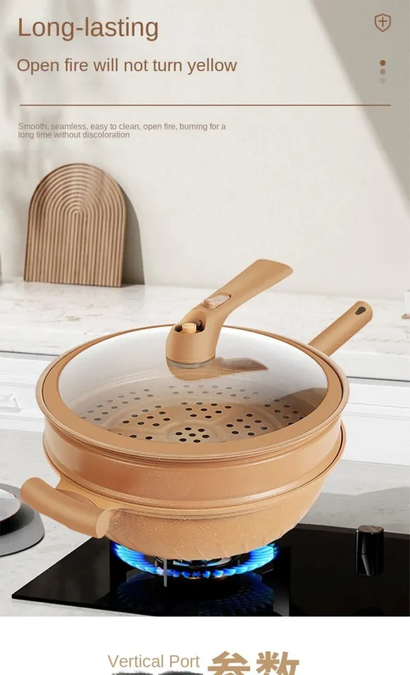 New Natural Clay Pot, Home Health Care Frying Pan, Multi-function