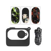 ◄▤☑ Camera Protective Case Lens Guards Cap Sticker with Neck Lanyard for GO 3 Action Camera Protectors Accessories