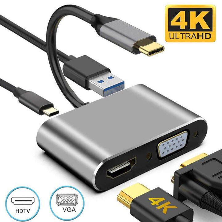 rankman-type-c-to-4k-hdmi-compatible-vga-usb-c-3-0-hub-adapter-for-macbook-nintendo-samsung-s20-dex-huawei-matebook-xiaomi-10-tv