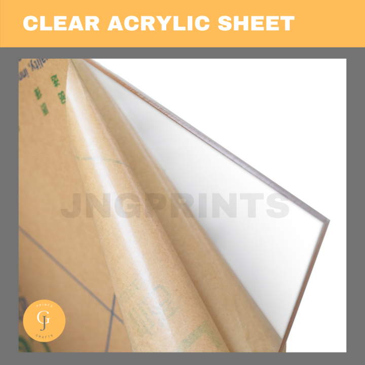 Clear Acrylic Sheet Photo Sizes 4R | 5R | 6R | 8R | Lazada PH