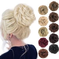 【YF】┅✣  Tinashe Elastic Band With Hair Messy Bun Scrunchy Chignon Hairpieces Donut Kids