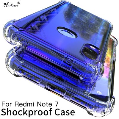 Note 7 Cover Silicone Shockproof Transparent Xiomi mi 9t note7 K20 case