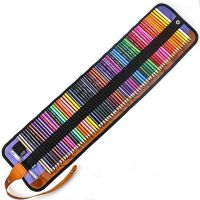 Color Pencil Roller Curtain Set Color Lead 72 Color Color Pencil Set Wooden with Rubber Pencil Sharpener Extender