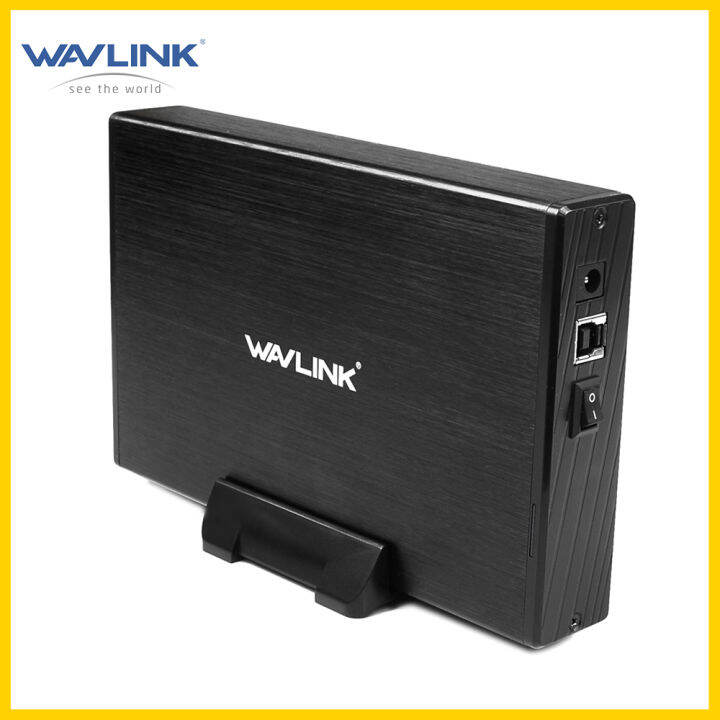 Wavlink USB 3.0 To SATA Dual Bay Hard Drive Enclosure Docking Station - Supports 2.5/3.5 Inch Drives, UASP