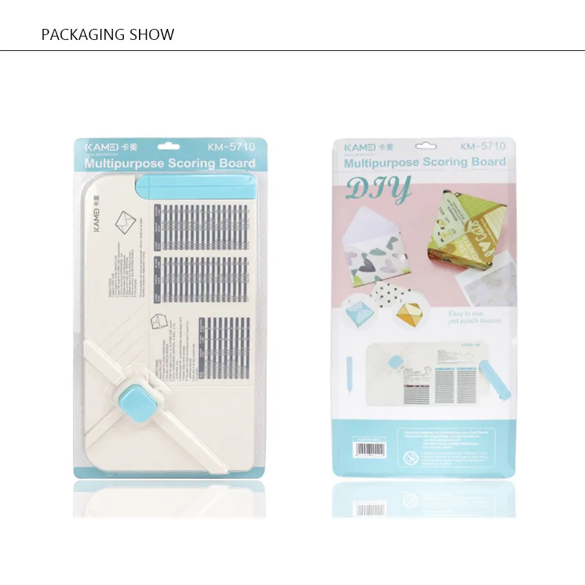 KAMEI KM-5710 Envelope Punch Board Easiest Envelope Maker Multipurpose  Scoring Board for DIY Gift Envelope