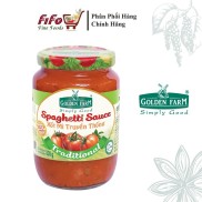 Combo 2 Hũ Xốt Spaghetti Truyền Thống Golden Farm 370g - 820g Fine Foods