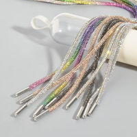 1Pcs Rainbow Diamond Shoelaces Luxury Rhinestone รองเท้า laces รองเท้าผ้าใบ Laces รองเท้ารอบเชือกผูกรองเท้า 100/120/140 /160 ซม.DIY Strings-fgludnfmsf