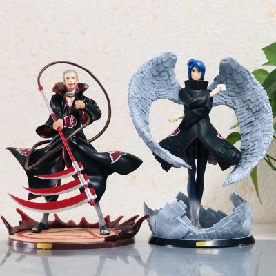 ของเล่นตุ๊กตาโมเดลสะสมอะนิเมะนารูโตะโคนัน Hidan GK Akatsuki ตุ๊กตาขยับแขนขาได้ PVC ขนาด26ซม.