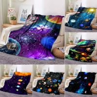 New Style Space Room Galaxy Star Blanket Lightweight Super Soft Plush Flannel Throw Blanket for Sofa Bed Couch Best Office Gifts King Size