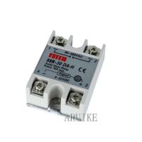 【☊HOT☊】 XICOO โซลิดสเตทรีเลย์ Ssr-40da-H/30da-H/50da-H/60da-H 3-32V Dc ไป90-480V Ac Ssr 40da H ตัวควบคุมความต้านทาน