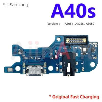 ที่ชาร์จ USB ดั้งเดิมสายเคเบิ้ลยืดหยุ่นสำหรับแท่นชาร์จบอร์ดเชื่อมต่อ Samsung Galaxy A30 A30s A31 A32 A305F A325F A315F A307F