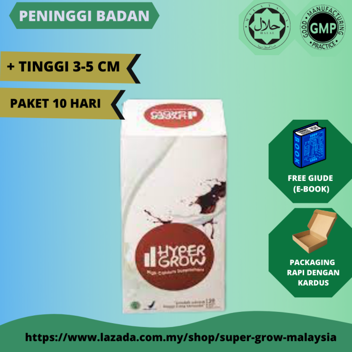 HYPER GROW PENINGGI BADAN ubat tinggi badan herbal alami tingkatkan