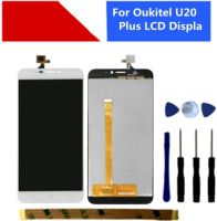 5.5 สำหรับจอแสดงผล LCD ของ Oukitel U20 Plus + อะไหล่ซ่อมแซมประกอบดิจิไทเซอร์หน้าจอสัมผัส + เครื่องมือ + กาวสำหรับ U20และแอลซีดี