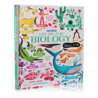 Usborne Lift-The-Flap Biology เด็กปริศนาการ์ดหนังสือเด็ก3D Flap หนังสือภาพปฏิสัมพันธ์ระหว่างพ่อแม่และลูกอายุ4-8ปี