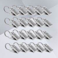 ๑ 40 Pcs Curtain Hooks Drapes Curtain Pothook Metal S Hooks Curtain Rail Clips Metallic Curtains Curtain Hanger Curtain Clip