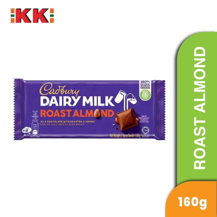 Cadbury Dairy Milk Chocolate Roast Almond 160G Lazada