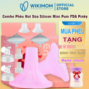Phễu hút sữa Silicon Mini Pum FDA Piny chính hãng - Gồm 2 phễu