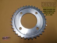 HONDA WAVE110i "NEW" year 2018 WAVE125i "NEW" year 2018 SUPERCUB year 2018 "JOMTHAI" REAR SPROCKET 420-34T  #สเตอร์หลัง จอมไทย ตราพระอาทิตย์ 34ฟัน