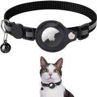 2023 เหมาะสำหรับ Apple Airtag Tracker Protector Anti Missing Pet Locator ปลอกคอแมวกระดิ่งสะท้อนแสงปลอกคอ Airtags Apple