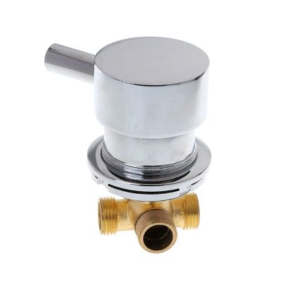 G12" Hot &amp; Cold Water Mixing Valve Thermostatic Mixer Two In &amp; One Out Faucet For Shower Room R9JC