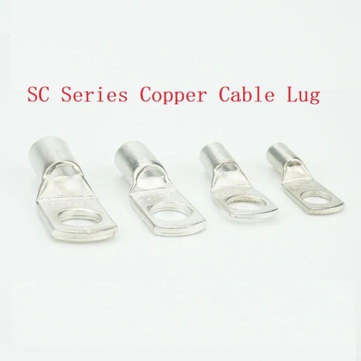 Sc Sc Sc Series Copper Cable Lug Kit Bolt Hole Tinned Cable Lugs Battery Terminals