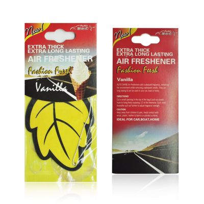 ；‘【】- 6/12PCS Car Air Freshener Smell Car Perfume For Car Interior Accessories Leaf Shape Air Freshener Customization Car Interior