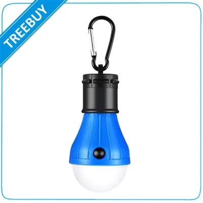 Portable LEDs Camping Light Bulbs Outdoor Tent เต้นท์แคมปิ้ง เต้นท์แคม เต็นท์ Lamp with Hook Lantern Emergency Light 3 Light Mpdes 4 Pack
