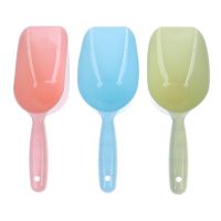 ▼⊙◊ 1Pc Blue/Pink/Green Pet Feeding Shovel Cat Food Scoop Large Capacity Thickening Cat Dog Spoon Plastic Shovel Pet Feeder