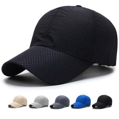 [COD] outdoor quick-drying sports sunscreen baseball hat men and women breathable sunshade sun mesh cap