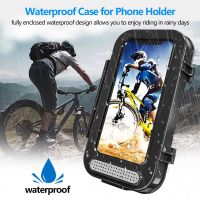 Outdoor Cycling Bike Mobile Phone Navigation Waterproof Box Takeaway Rider Motorcycle Touchable Screen Bracket Car Phone Holder