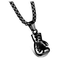 Jewelry Necklace- Chain Boxing Gloves Pendant, 55CM Adjustable - Stainless Steel - for Men and Women - Length 55 cm - With Gift Bag