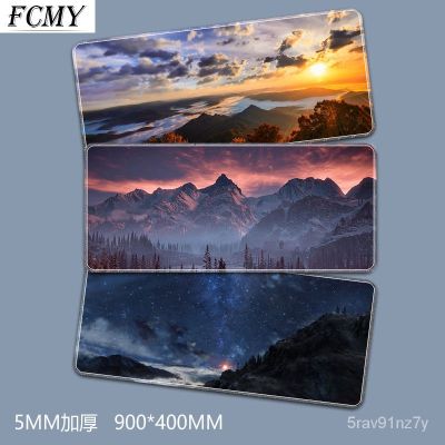 300x800 Landscape Sky Mouse Pad แผ่นรองเมาส์จินตนาการง่าย ๆ แผ่นรองเดสก์ท็อปคอมพิวเตอร์แฟชั่นคุณภาพสูง