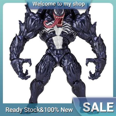 Marvel Spider Men Yamaguchi Venom Massacre Revoltech Series PVC Action Figure Joint-Moveable Model Toys Collection 18CM