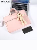 15.6 laptop bag computer for millet pro 13.3 lenovo dell asus huawei matebook female briefcase 14 inch case 12 bladder pink blue