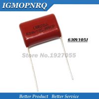 10PCS 630V105J 630V 1UF Pitch 20mm 105 1000NF CBB Polypropylene film capacitor new 630V105J-P20