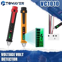 VC1010เครื่องตรวจจับอัจฉริยะแบบไม่ปากกาใช้ติดต่อปากกาตัวทดสอบมิเตอร์เครื่องทดสอบไฟฟ้ากระแสสลับ LED โวลต์มิเตอร์ดิจิตอลเครื่องทดสอบเซนเซอร์โวลต์