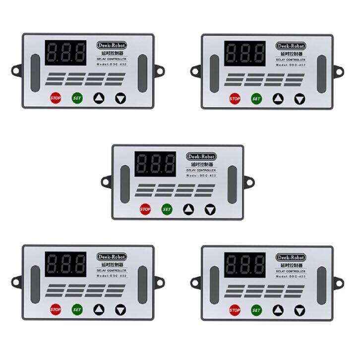 5X DDC432 Dual MOS LED Digital Delay Controller Time Delay Relay