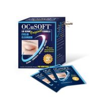 Ocusoft lid scrub original pad (1กล่อง30ซอง) อ๊อกคิวซอฟท์ ลิด สครับ ออริจินัล แผ่นเช็ดทำความสะอาดรอบดวงตา