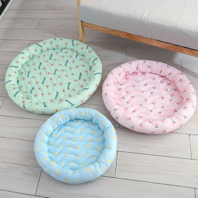 Summer Hamster Bed Cotton Cushion Sleep Nest Small Medium Ice Silk Cool Mat Hamster House Guinea Pig Cage Cooling Matress