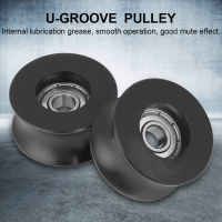 4pcs 0840UU U Type U-Groove Pulley Roller Guide Wheel 8x40x20.7mm