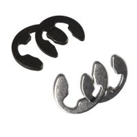 【YF】 E-Clip Snap Rings M1.2M2.5M3M4M5M6M8M10M15 Stainless Steel Carbon E Clips Washer Circlips for shaft