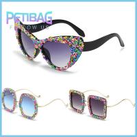 PETIBAG UV400 แว่นตากันแดดสตีมพังค์ สีสันสดใส แว่นตากันแดดที่สวยงาม ทันสมัยและทันสมัย พังค์เฉดสี สำหรับตกแต่งฮาโลวีน/ของชำร่วยงานเลี้ยง