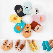 Set 3 Đôi Tất Vớ Cotton Dễ Thương Cho Bé mẫu ngẫu nhiên