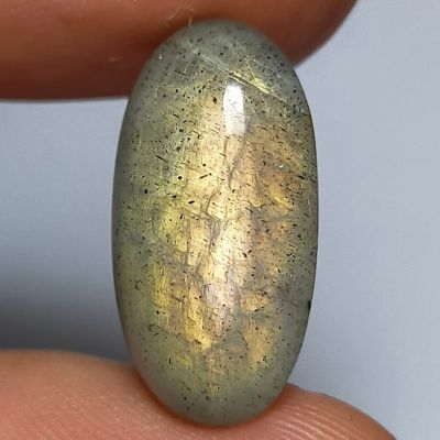 พลอย ลาบราโดไรท์ ธรรมชาติ แท้ หินพ่อมด ( Natural Labradorite ) หนัก 8.82 กะรัต