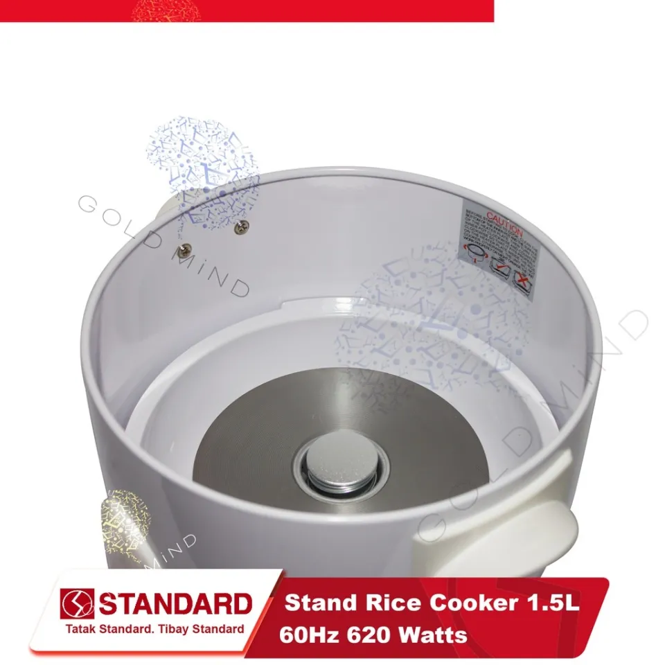 Standard Rice Cooker 1.5L (Plain White) - Yellow Elephant Everyday Low  Price